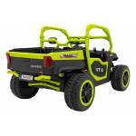 Elektrické autíčko Farmer Truck UTV Racing 4x75w zelené